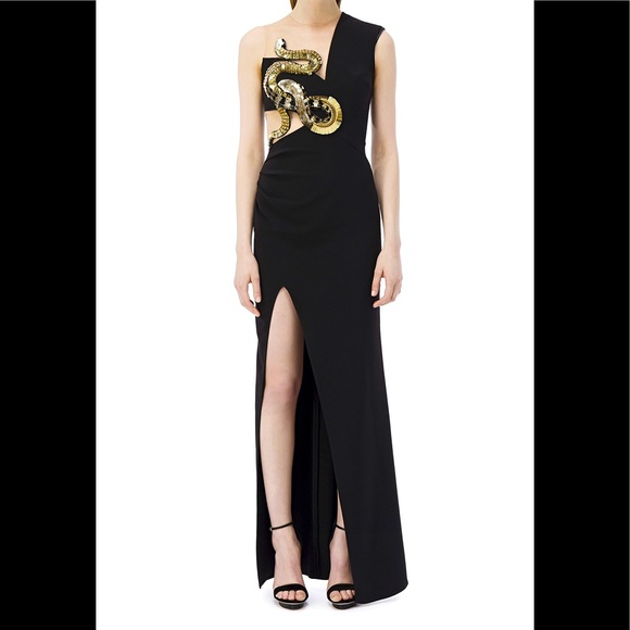 lisabetta Franchi Snake-Embellished Gown - Picture 2 of 5